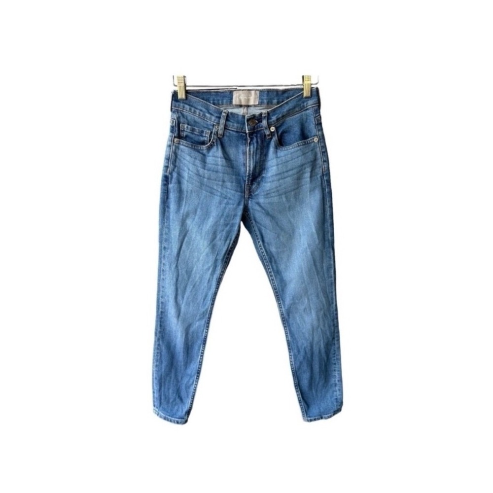 Everlane Jeans Pants Mid Rise Ankle Blue Medium Wash Denim Streetwear Size 25